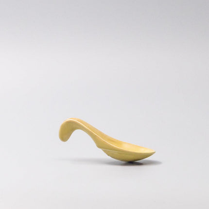 Tapas Spoon 12.5cm Ochre Glaze.