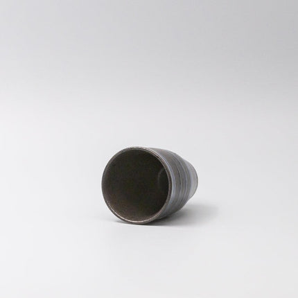 Sushi Mug 300ml Bright Blue Spiral On Black Design.