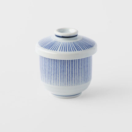 Cup Chawanmushi 150ml Blue Stripe Design.