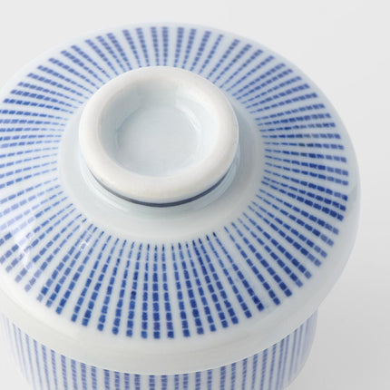 Cup Chawanmushi 150ml Blue Stripe Design.