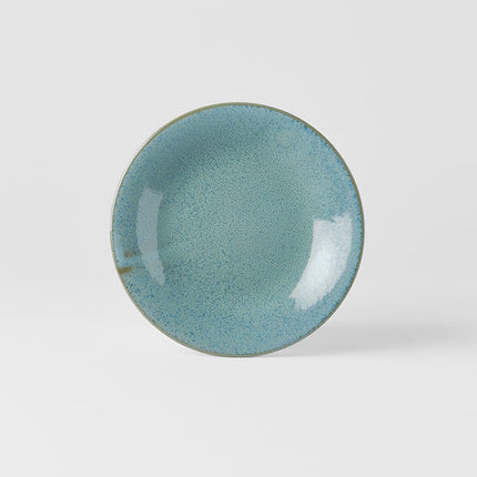 Tapas Plate 17cm Peacock Glaze.