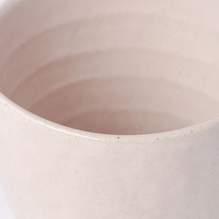 Lopsided Mug 200ml Sakura Pink Glaze.