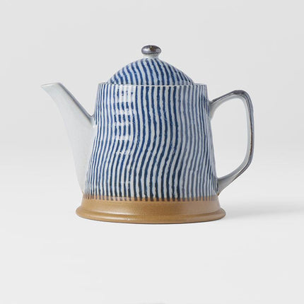 Teapot 400ml Wavy Line Design.