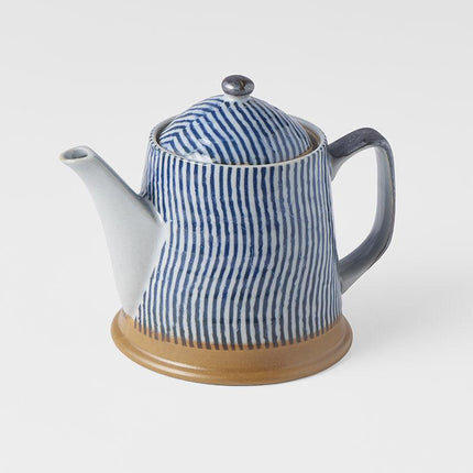 Teapot 400ml Wavy Line Design.