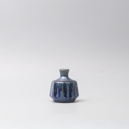 Vase Small Blue Ridge Octagon.