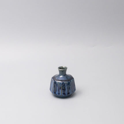 Vase Small Blue Ridge Octagon.