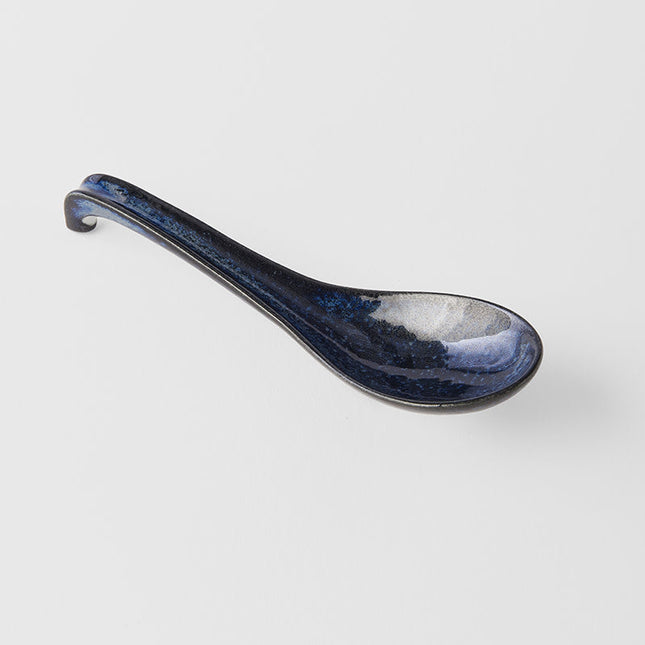 Spoon 17.5cm Kanso Indigo Blue Glaze.