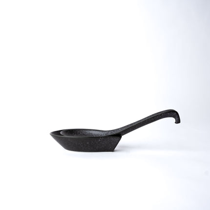 Spoon Rest Ramen Kanso Matte Black Glaze.