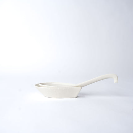 Spoon Rest Ramen Kanso Soft White Glaze.