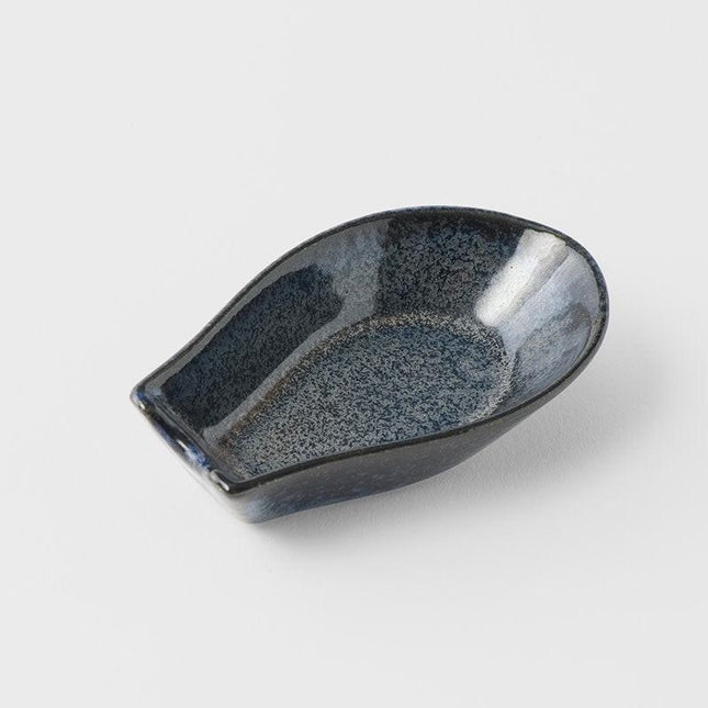 Spoon Rest Small Kanso Indigo Blue Glaze.