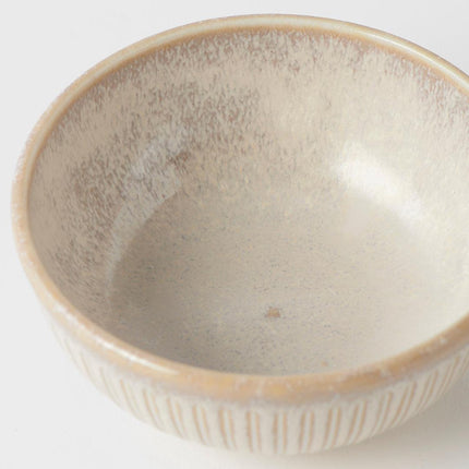 Ramekin Bowl 10cm Ridged Alabaster Glaze.