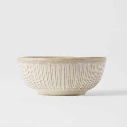 Ramekin Bowl 10cm Ridged Alabaster Glaze.