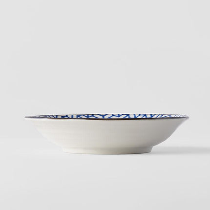 Pasta Bowl 20.5cm Herringbone Design.