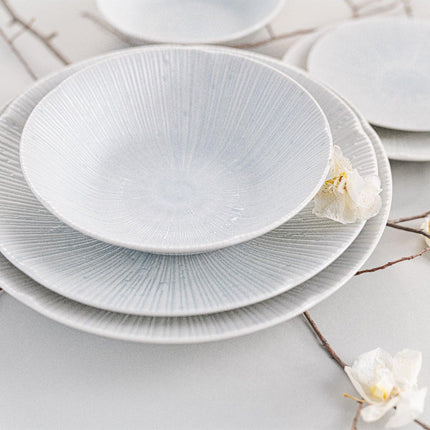 Bowl 17cm Ice White Glaze.