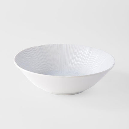 Bowl 21cm Ice White Glaze.