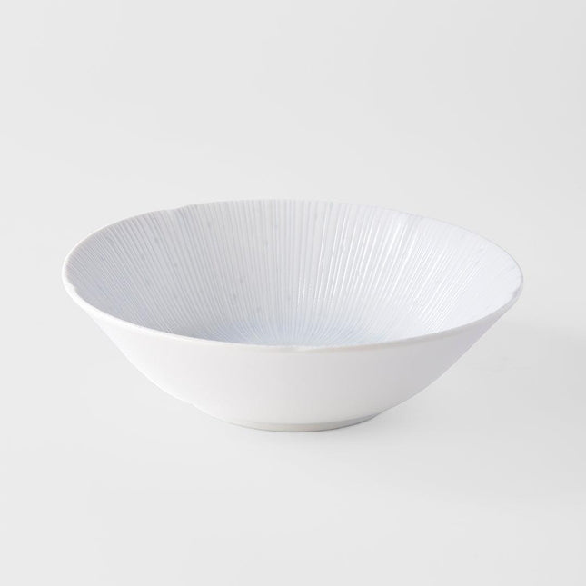 Bowl 21cm Ice White Glaze.