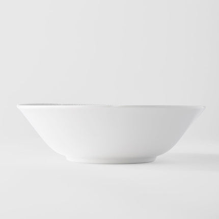 Bowl 21cm Ice White Glaze.