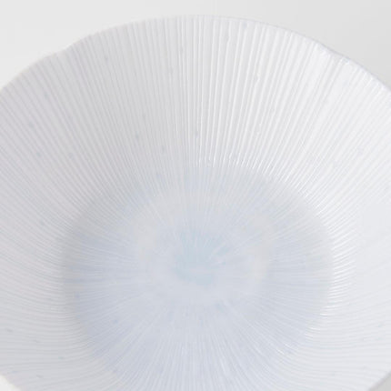 Bowl 21cm Ice White Glaze.