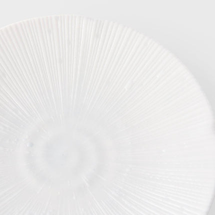Tapas Plate 16.5cm Ice White Glaze.