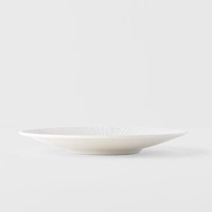 Tapas Plate 16.5cm Ice White Glaze.