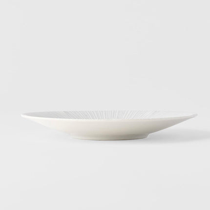 Side Plate 22cm Ice White Glaze.