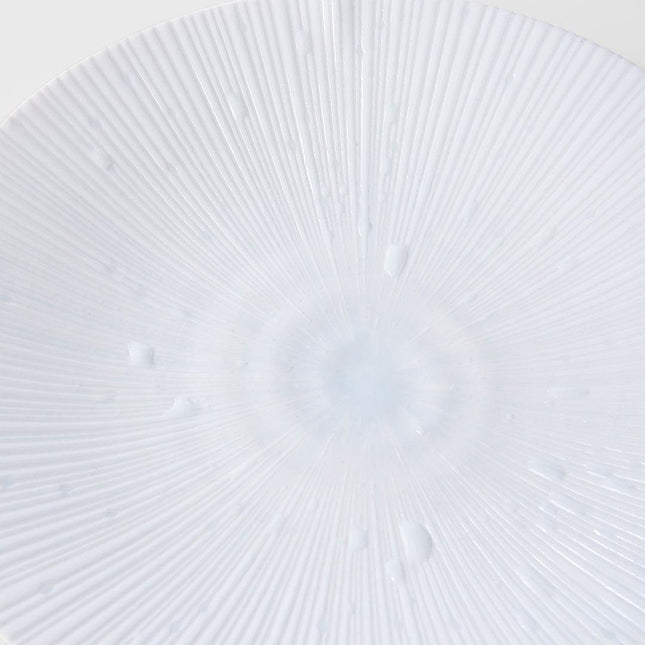 Dinner Plate 24.5cm Ice White Glaze.