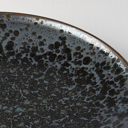 Dinner Plate 28cm Black Pearl Glaze.