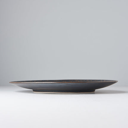 Dinner Plate 28cm Black Pearl Glaze.