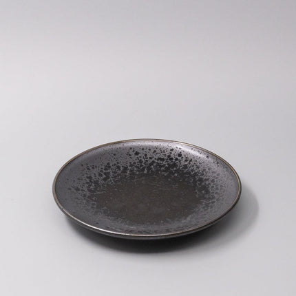 Side Plate 19cm Black Pearl Glaze.