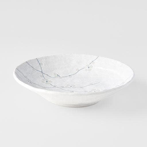 Pasta Bowl 24cm White Blossom Glaze.