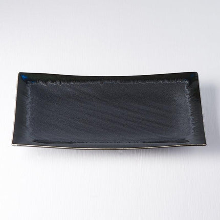 Platter Rectangular 33cm Matt and Shiny Glaze.