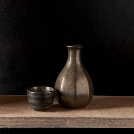 Sake Jug 275ml Kin Copper Glaze.
