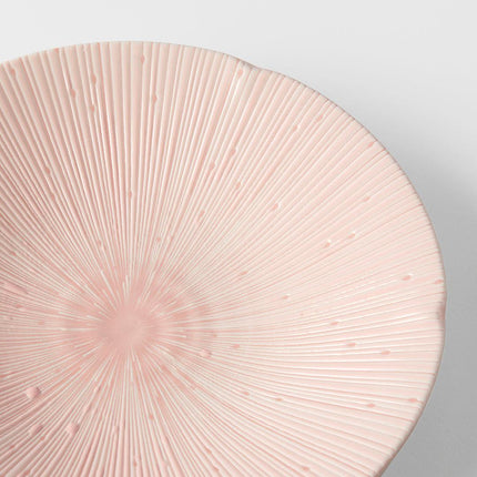 Pasta Bowl 22.5cm Ice Pink Glaze.