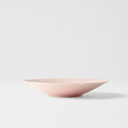 Pasta Bowl 22.5cm Ice Pink Glaze.