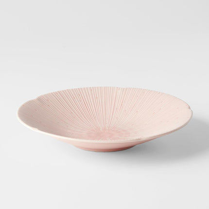 Pasta Bowl 22.5cm Ice Pink Glaze.