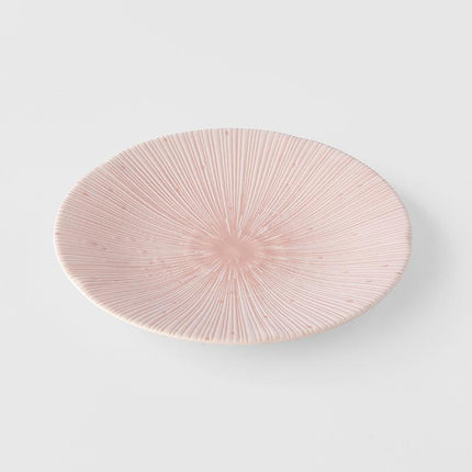 Tapas Plate 16.5 Ice Pink Glaze.