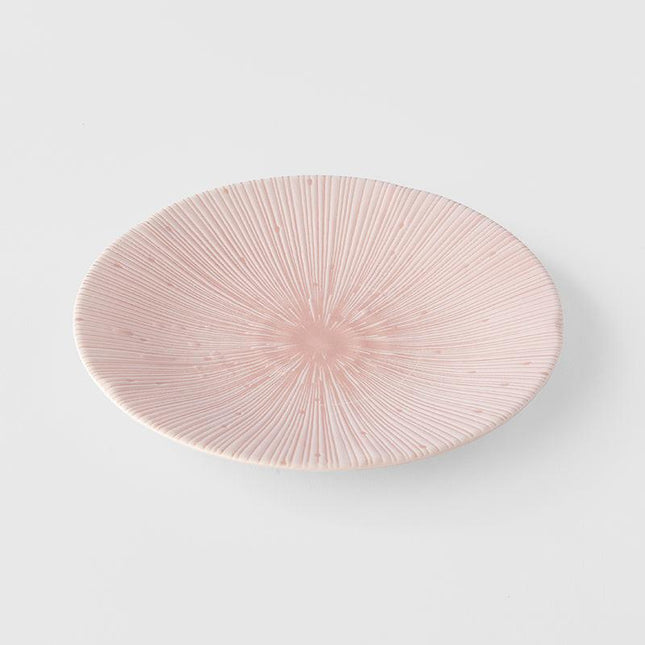 Tapas Plate 16.5 Ice Pink Glaze.