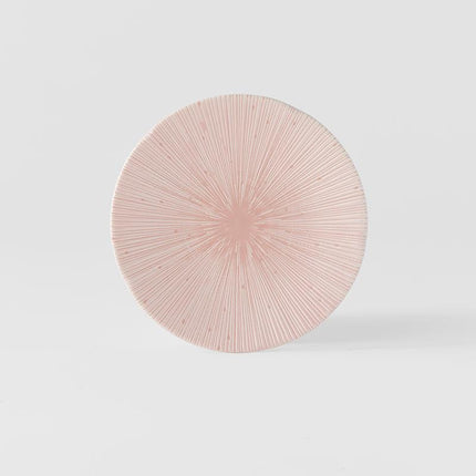 Tapas Plate 16.5 Ice Pink Glaze.