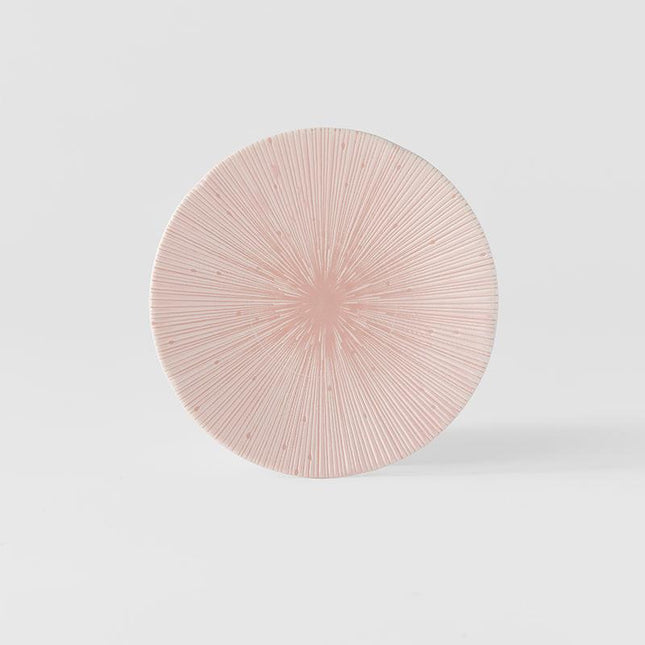 Tapas Plate 16.5 Ice Pink Glaze.