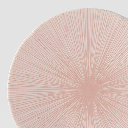 Tapas Plate 16.5 Ice Pink Glaze.