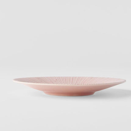 Tapas Plate 16.5 Ice Pink Glaze.