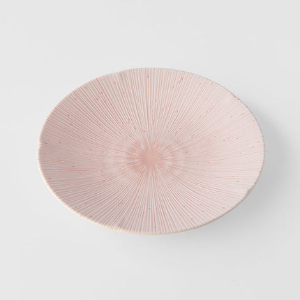 Dinner Plate 24.5cm Ice Pink Glaze.