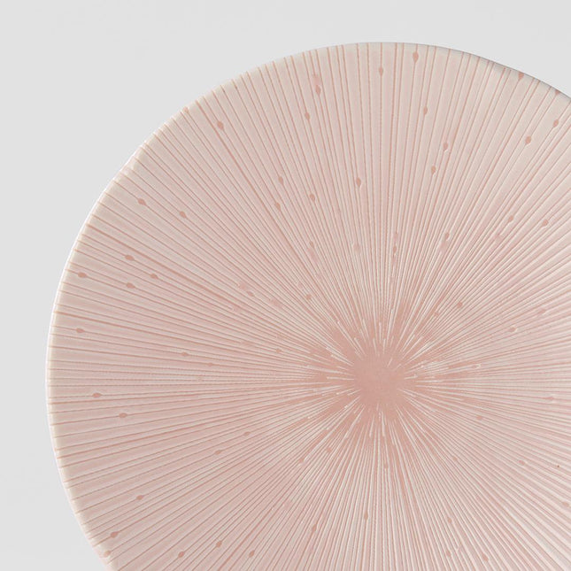 Dinner Plate 24.5cm Ice Pink Glaze.