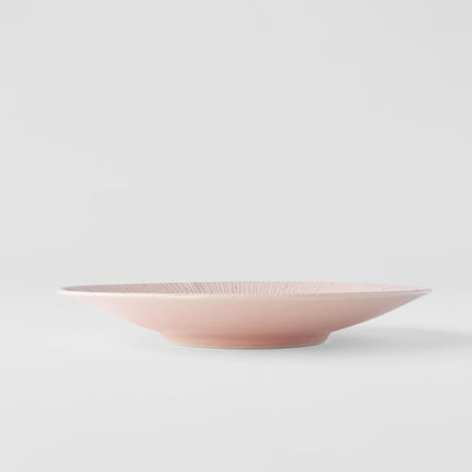 Dinner Plate 24.5cm Ice Pink Glaze.