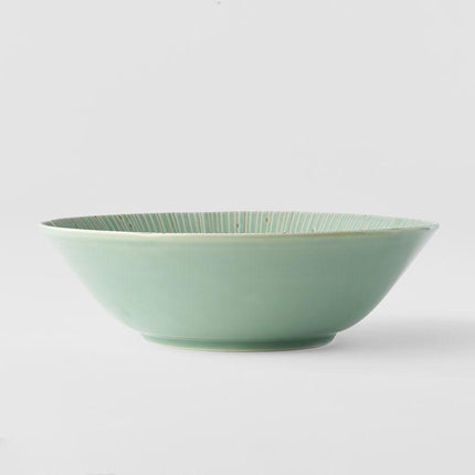 Bowl 21cm Ice Green Glaze.