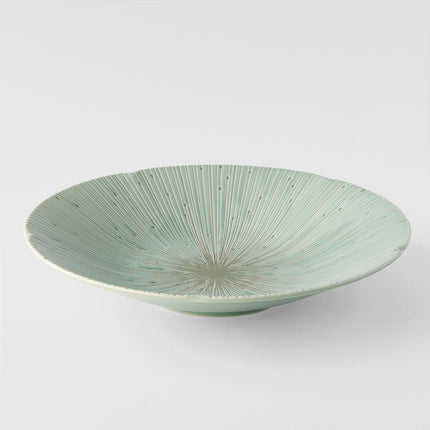 Pasta Bowl 24.5cm Ice Green Glaze.