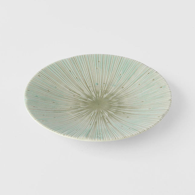 Tapas Plate 16.5cm Ice Green Glaze.