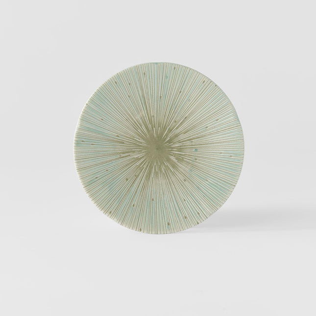 Tapas Plate 16.5cm Ice Green Glaze.