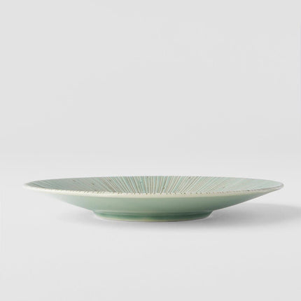Tapas Plate 16.5cm Ice Green Glaze.