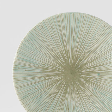 Tapas Plate 16.5cm Ice Green Glaze.